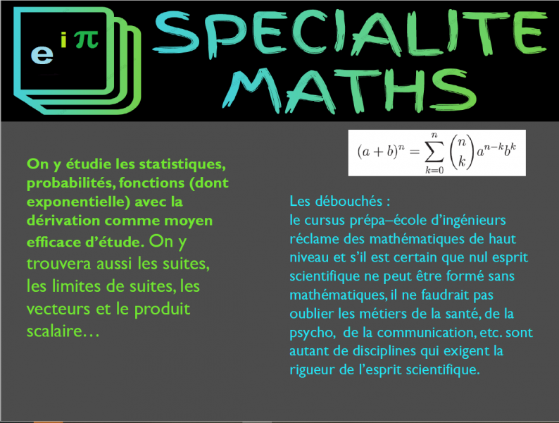 Specialitesmaths